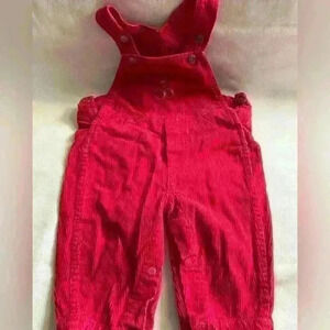 Hip N Hop Pink corduroy Overalls, 6 Months